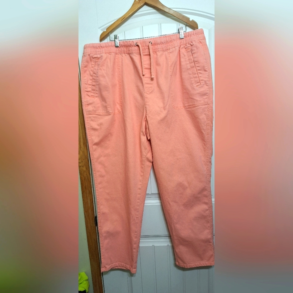 Penmans Women’s Pink Jeans Plus Size 24W 3X — Straight Leg High Rise